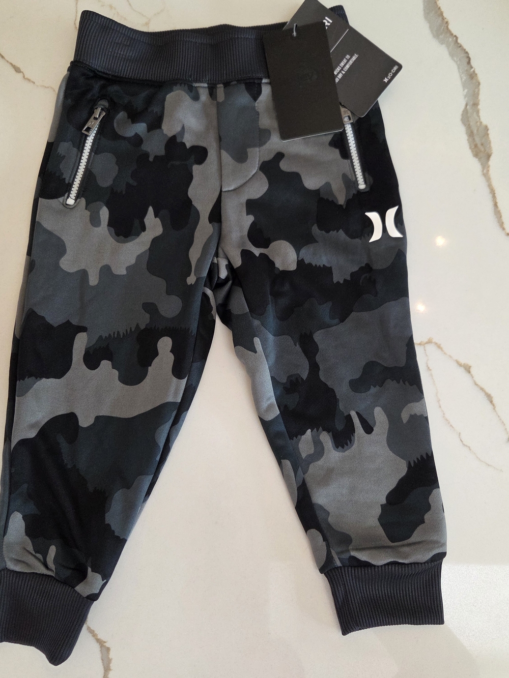 Hurley Boys Grey Camo Jogger Pants 2T NWT 2O-DRI Athletic Sweatpants